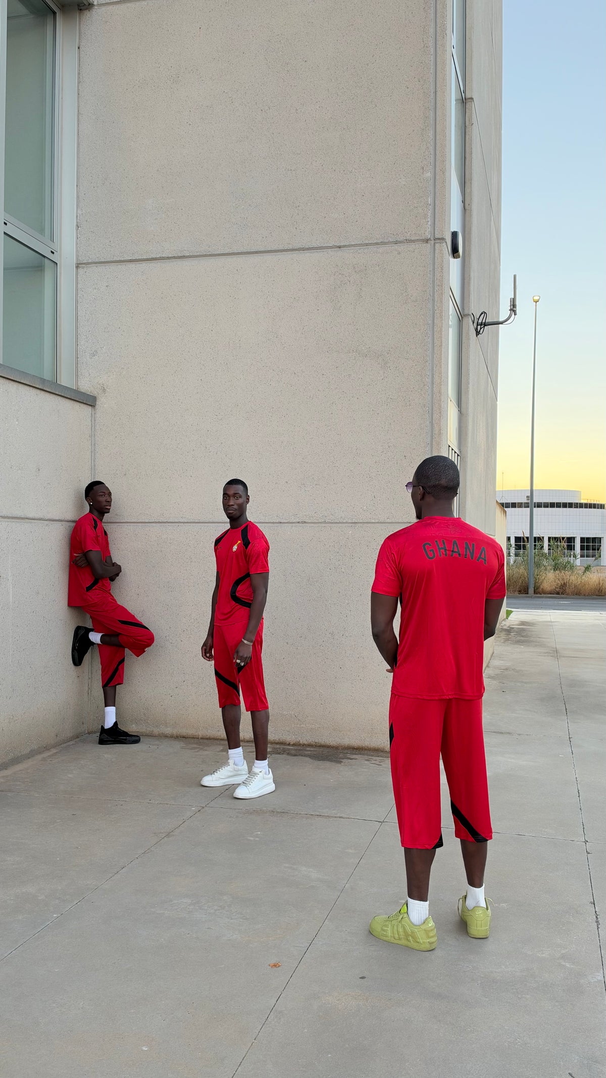 Conjunto corto de Ghana
